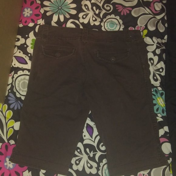 4/ $20 Mossimo Supply Co.; Dark brown; Capris - Picture 3 of 3
